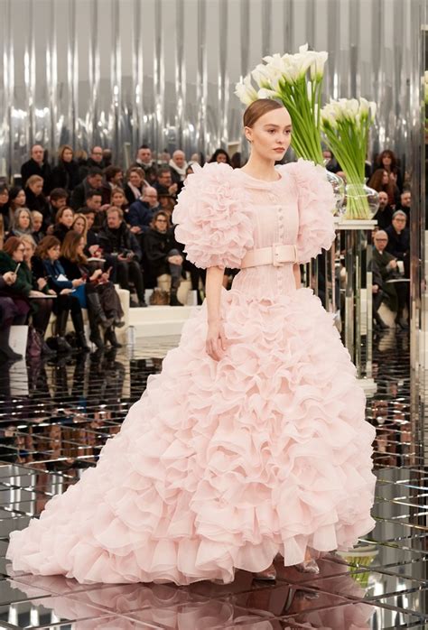 chanel's runway gown